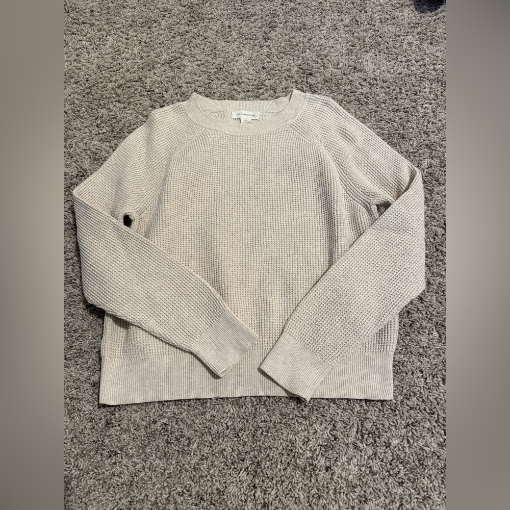 Treasure and Bond Thermal Knit Cotton Sweater Size Small